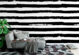 Tapeta Black and white seamless