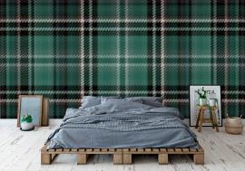 Tapeta Scottish fabric pattern and