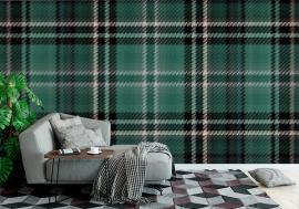 Tapeta Scottish fabric pattern and