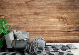 Tapeta Brown unpainted natural wood