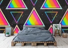 Tapeta Rainbow triangle seamless