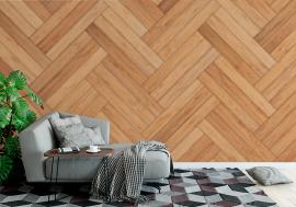 Tapeta Seamless wood parquet texture
