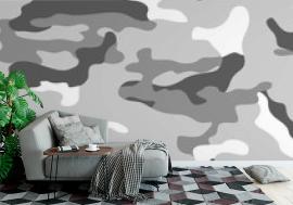 Tapeta 
Gray camouflage seamless