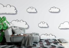 Tapeta Vector cloud doodle