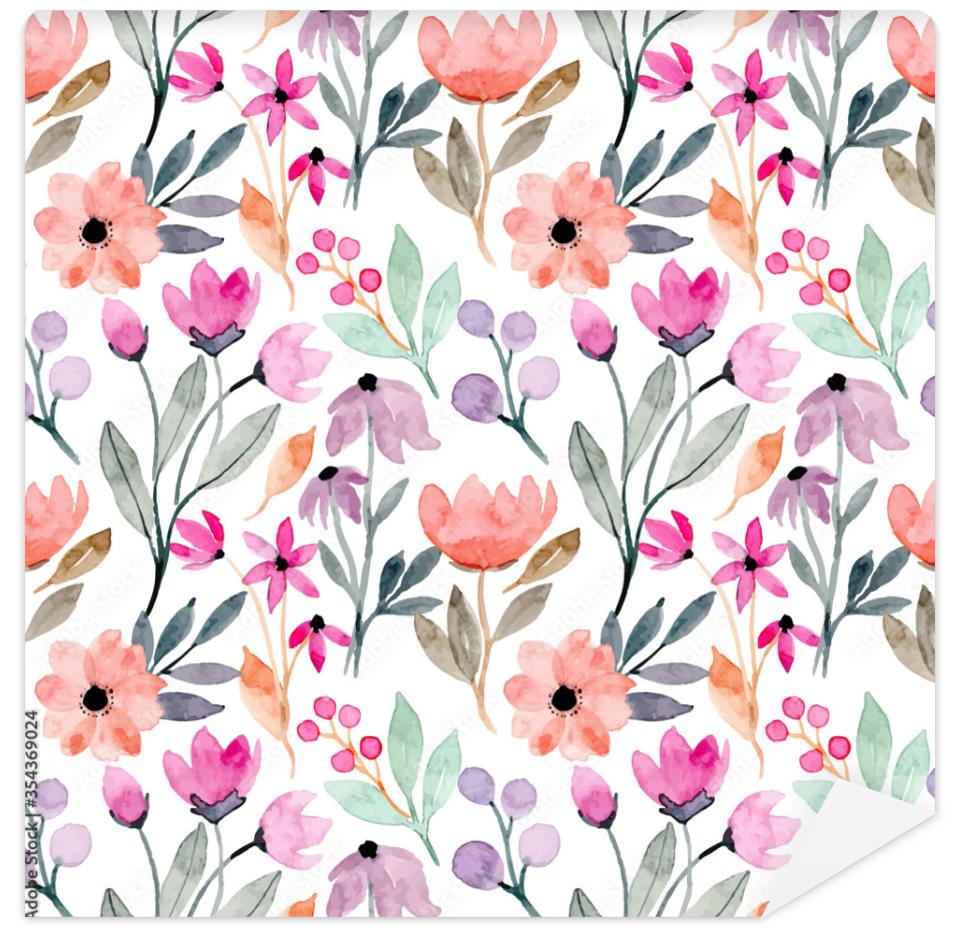 Tapeta colorful wild floral