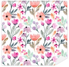 Tapeta colorful wild floral