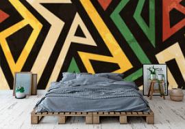 Tapeta african geometric seamless