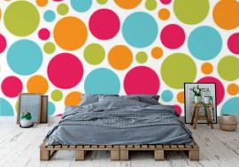 Tapeta seamless colorful dots pattern